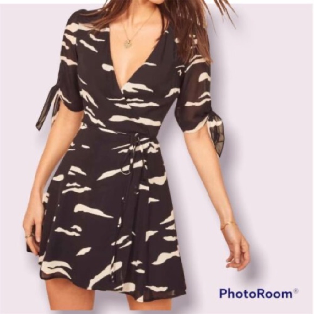 Reformation Sammy Wrap Dress
